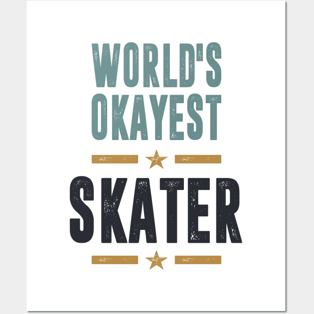 You are a Skater ? This shirt is for you! Wall Art by C_ceconello